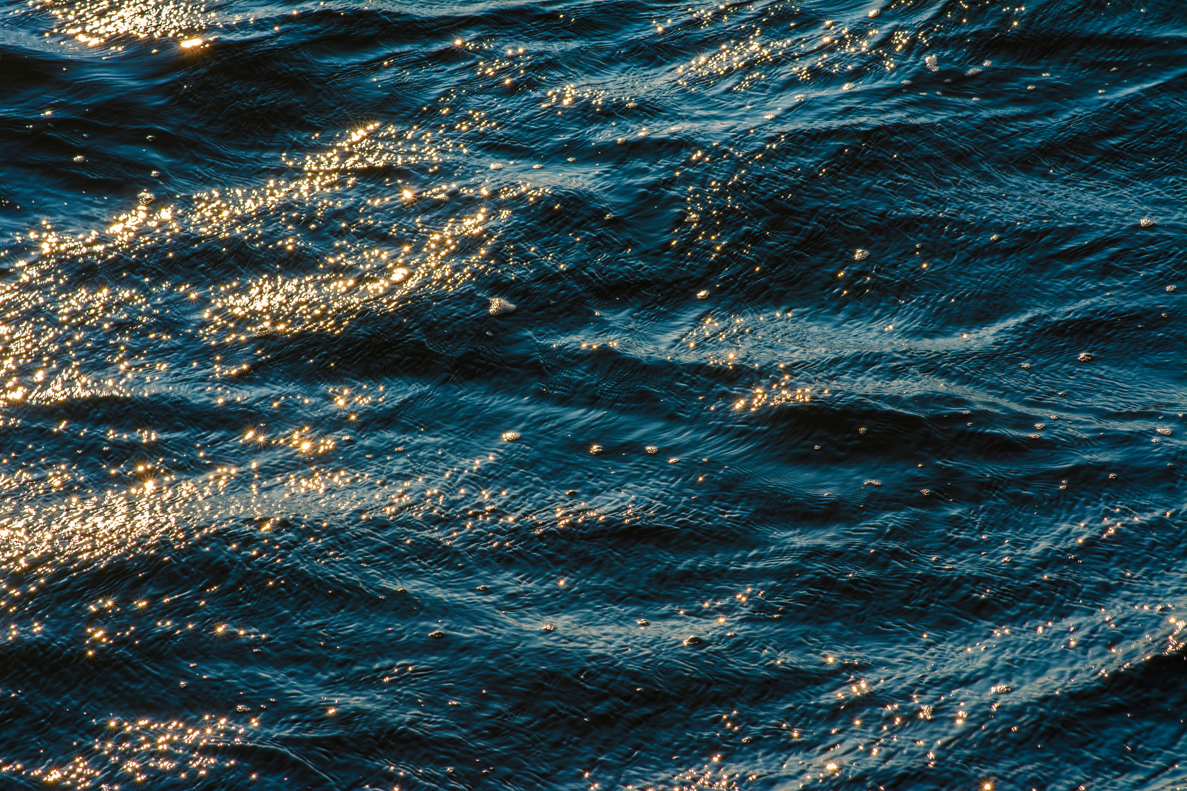 Shimmering Ocean Water